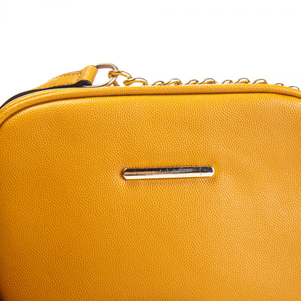 Luana sárga műbőr női táska, 6 - Kalapod.hu